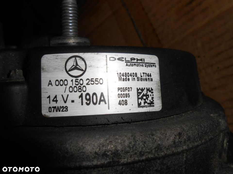 Mercedes C E Klasa W203 2.2 CDI alternator wodny - 2