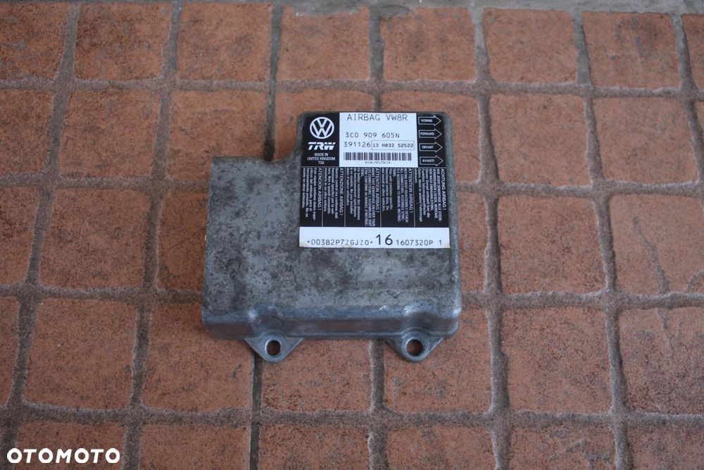 MODUŁ SENSOR AIR BAG VW PASSAT B6 3C0909605N - 1