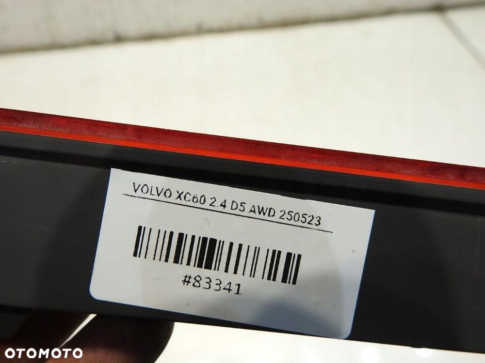 ŚWIATŁO STOP STOPU VOLVO XC60 I 89073320 30764562 - 6