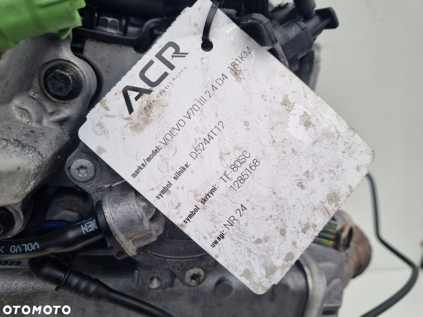 SILNIK KOMPLET Volvo V60 S60 II 2.4 D4 181KM BI TURBO pali 139tyś D5244T12 - 15