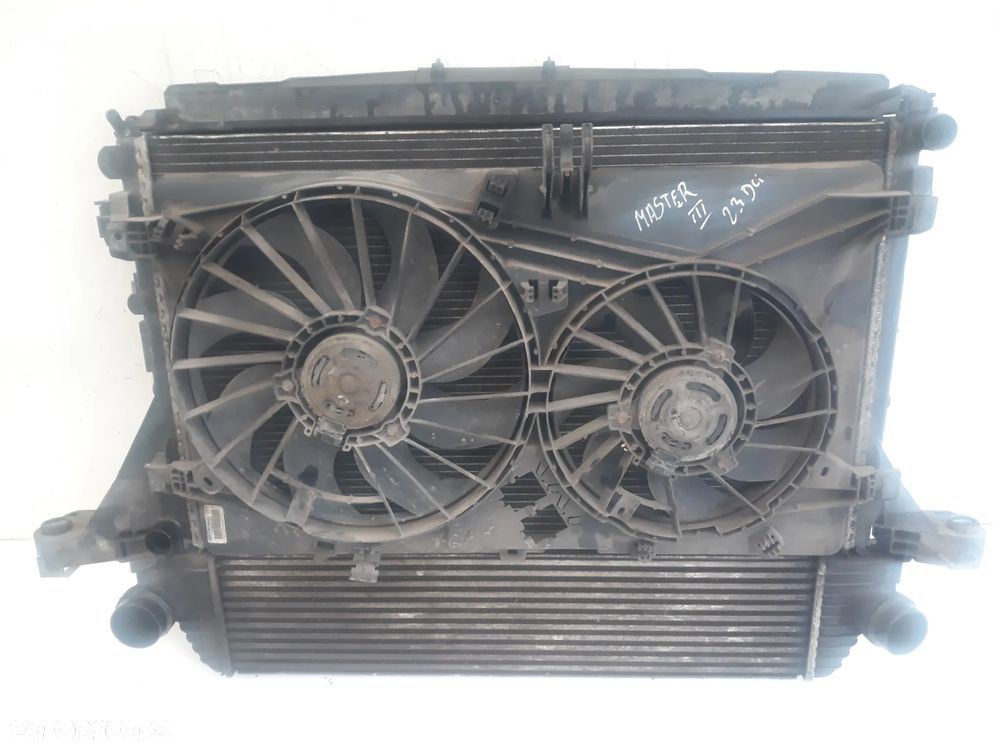 CHŁODNICA RENAULT MASTER III 2,3 DCI (KOMPLET)  2015r   214815872R  214005447R  214C10001R - 1