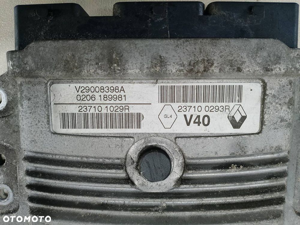 KOMPUTER, STEROWNIK RENAULT MEGANE III V29008398A 237101029R 237100293R 1.4 - 3