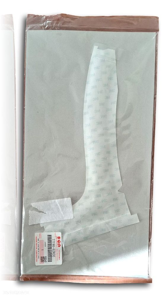 SUZUKI IGNIS 2017- NAKLEJKA BŁOTNIKA PROGU PRAWY TYŁ - 1