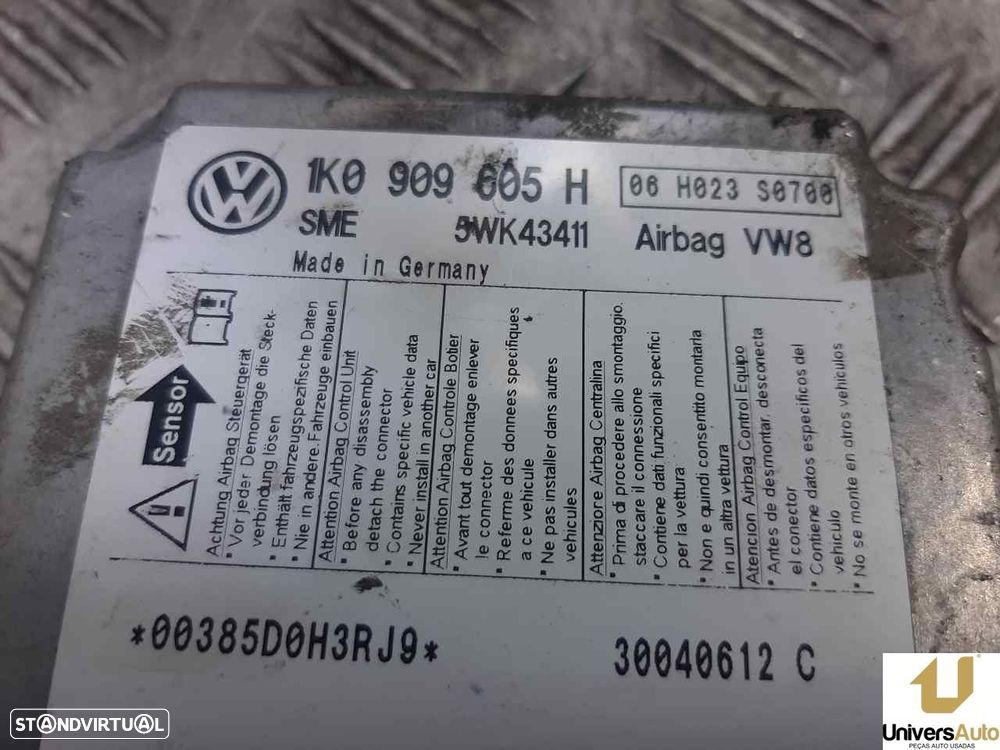 CENTRALINA AIRBAG VOLKSWAGEN GOLF V 2004 -1K0909605H - 4
