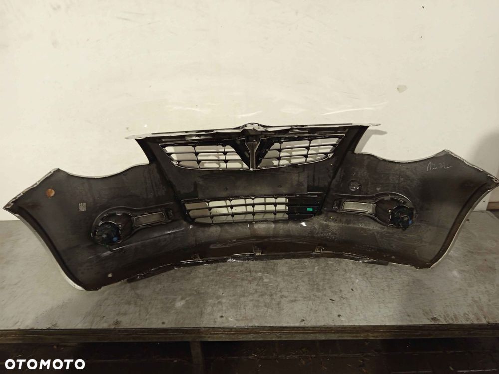 + ZDERZAK PRZÓD PRZEDNI OPEL AGILA 2 II B ZCCB SREBRNY HALOGENY - 5