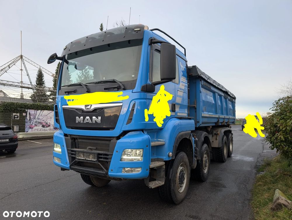 MAN TGS 35-510 8x6 Bordmatik 1,10 Plandeka z Niemiec