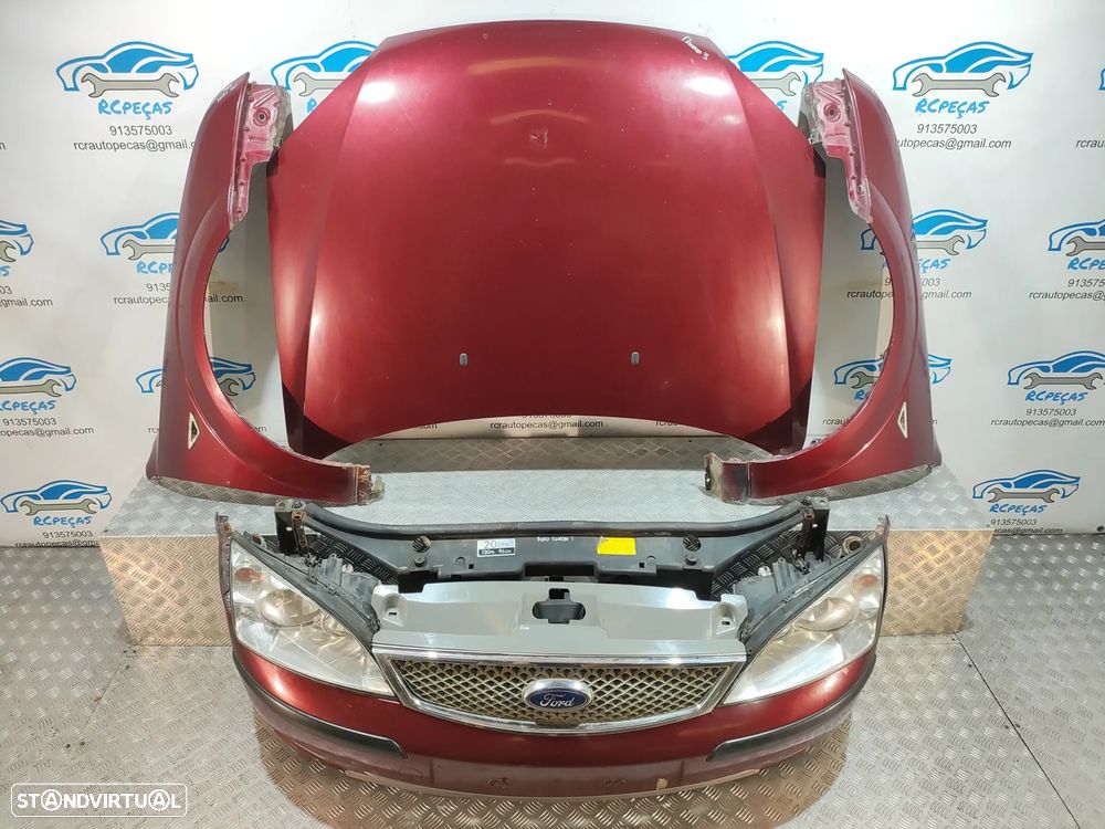 FRENTE COMPLETA FORD MONDEO 3 III MK3 FASE 2 CAPOT PARACHOQUES GUARDA-LAMAS OTICAS RADIADOR VENTILADOR FRENTE FIBRA REFORÇO - 22