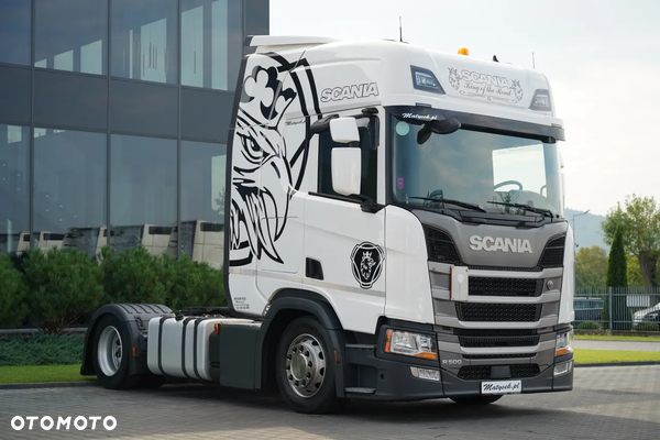 Scania R 500 / MEGA / RETARDER / KLIMA POSTOJOWA / LOW DECK / 2021 ROK / PO KONTRAKCIE SERWISOWYM