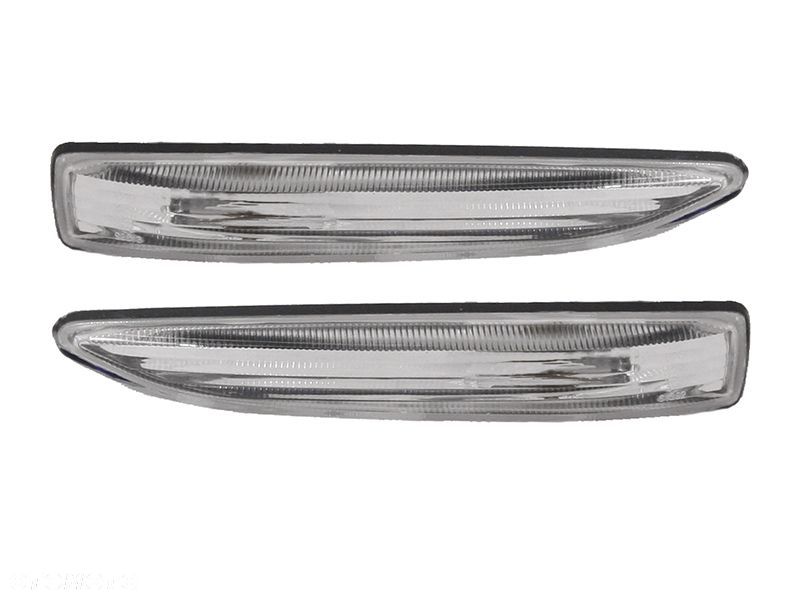 KIERUNKOWSKAZ MIGACZ BOK BMW 7 E65 E66 2001- BIALY - 1