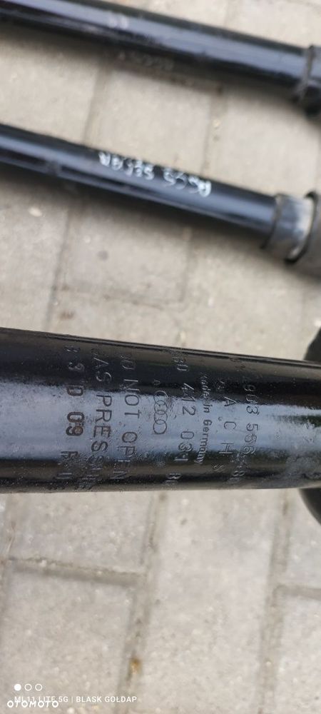 Amortyzatory SACHS Komplet Audi A6 C5 2.4 B 99 r Blask Gołdap - 7