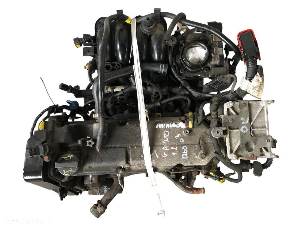 silnik benzynowy 199a4000 1.2 8v 65km fiat grande punto - gwarancja wysyłka - 1