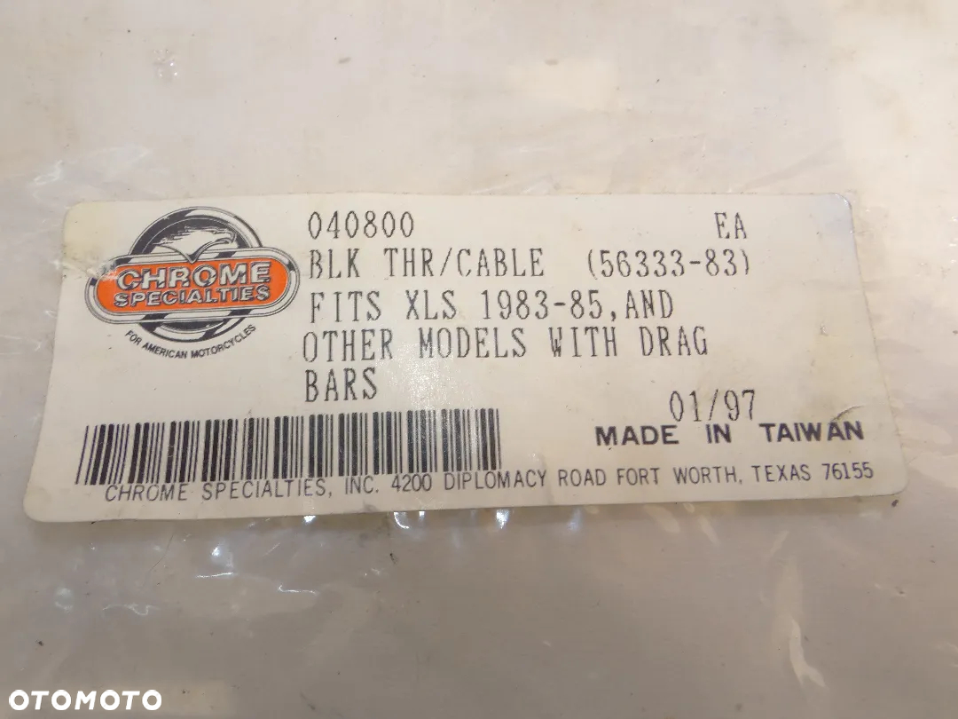 Harley Davidson Sportster Shovelhead Evo linka gazu otwierająca N1606 - 5