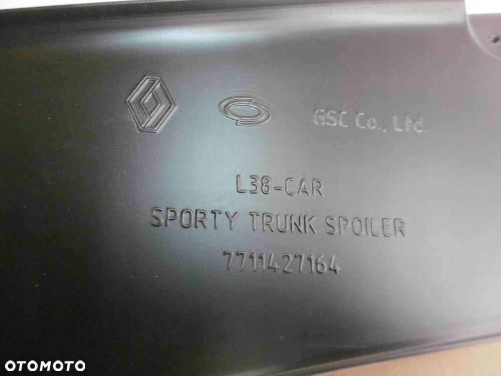 renault fluence - lotka spojler, spoiler klapy - 11