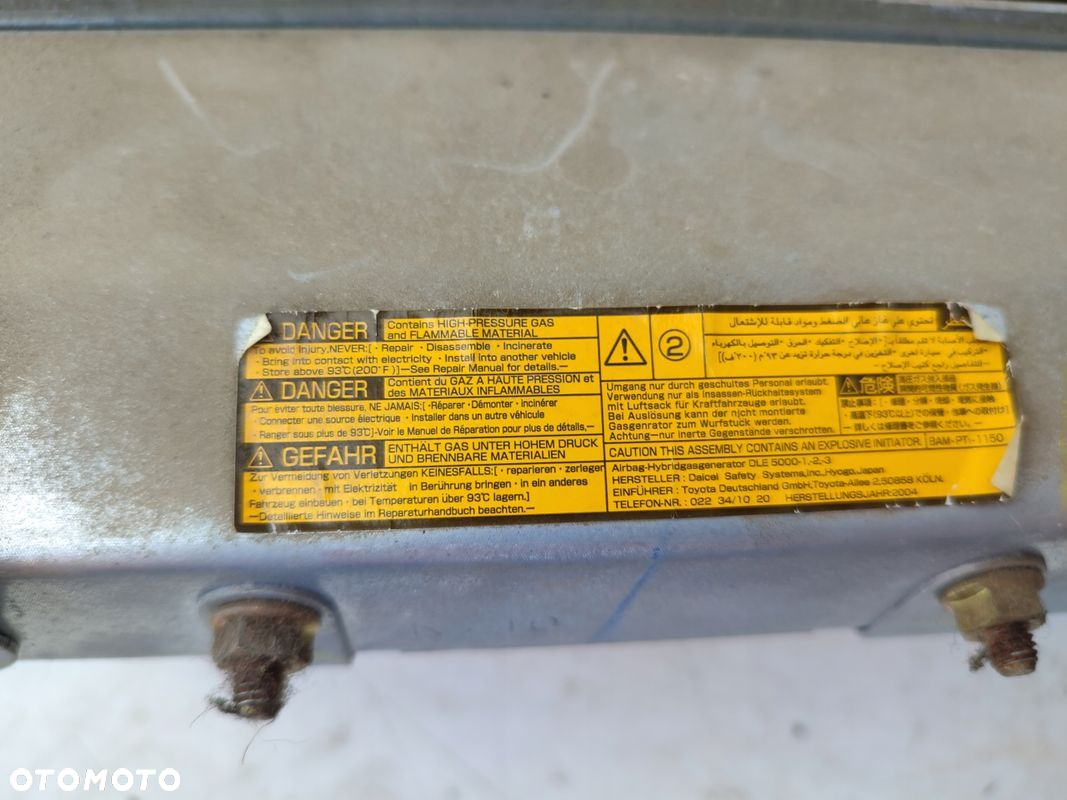 Poduszka kolanowa airbag kierowcy TOYOTA COROLLA VERSO II 04-09 EUROPA - 5