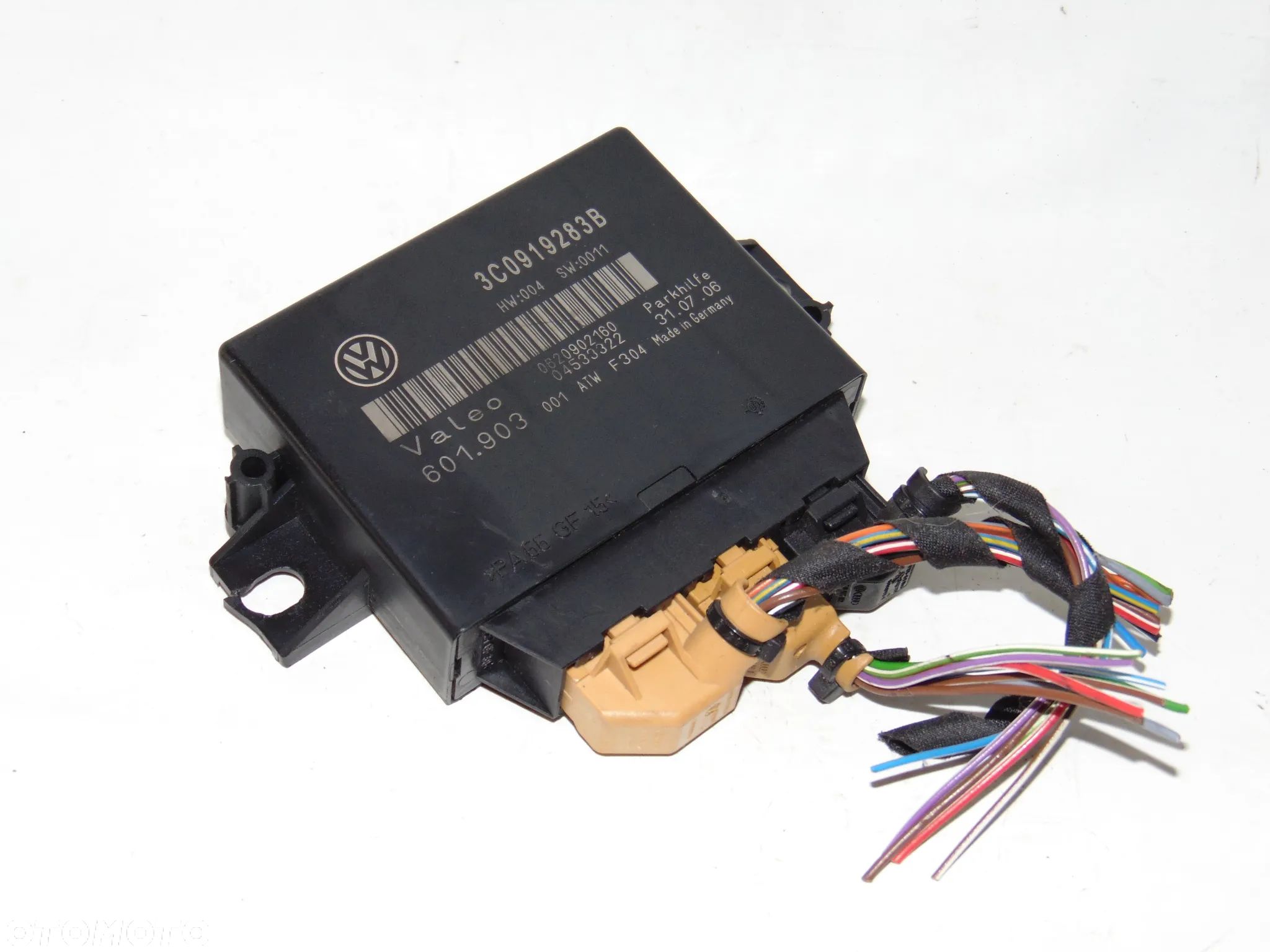 ORYGINAŁ moduł sterownik PDC parkowania cofania 3C0919283B Volkswagen Passat B6 , 05-10r - 1