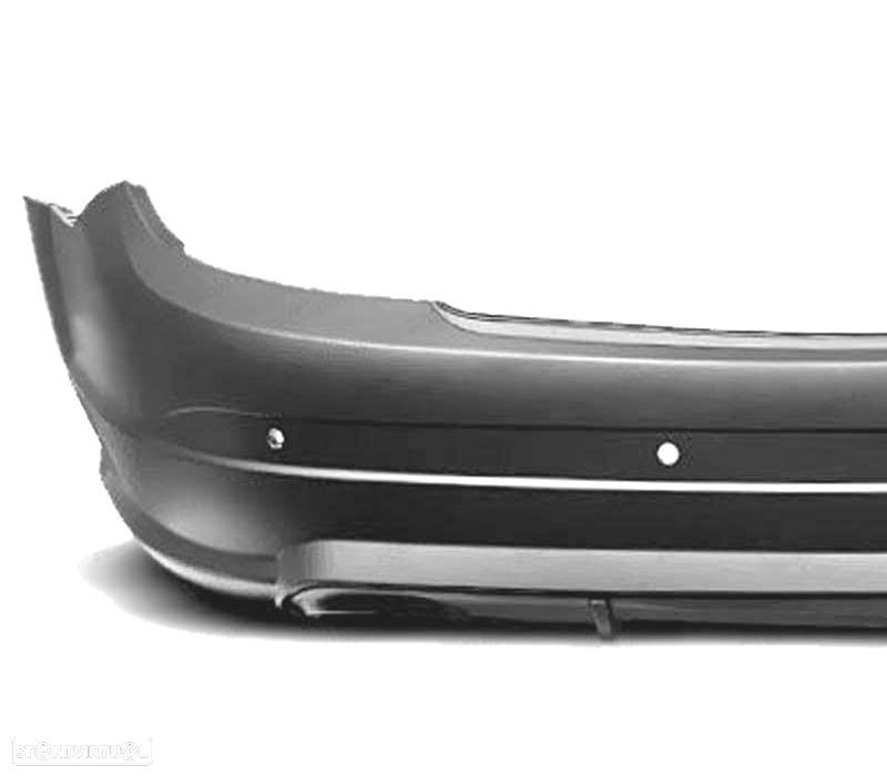 PÁRA-CHOQUES TRASEIRO MERCEDES W204 07-11 LOOK AMG PDC - 2