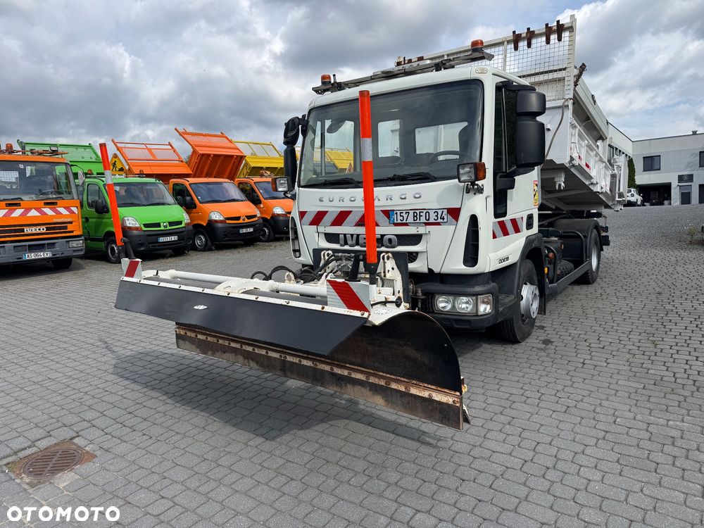 Iveco Eurocargo Wywrotka solarka piaskarka zimowe utrzymanie odśnieżanie akcja zima  3 str pług Specjalny Solarka Piaskarka Czołownica - 2