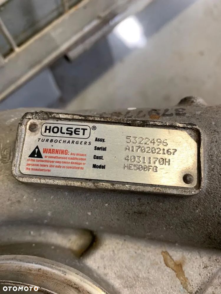 Turbospreżarka Holset 5322496 / 4031170H / HE500FG VOLVO - 2