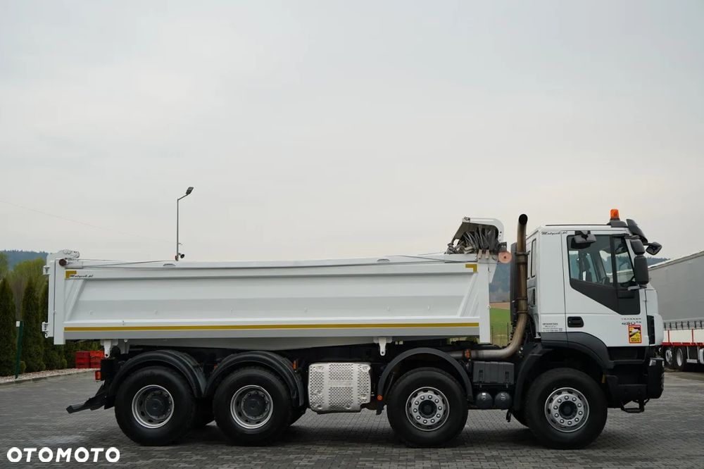Iveco TRAKKER / 8x4 / WYWROTKA / HYDROBURTA / BORDMATIC / EURO 6 / MEILLER KIPPER - 15