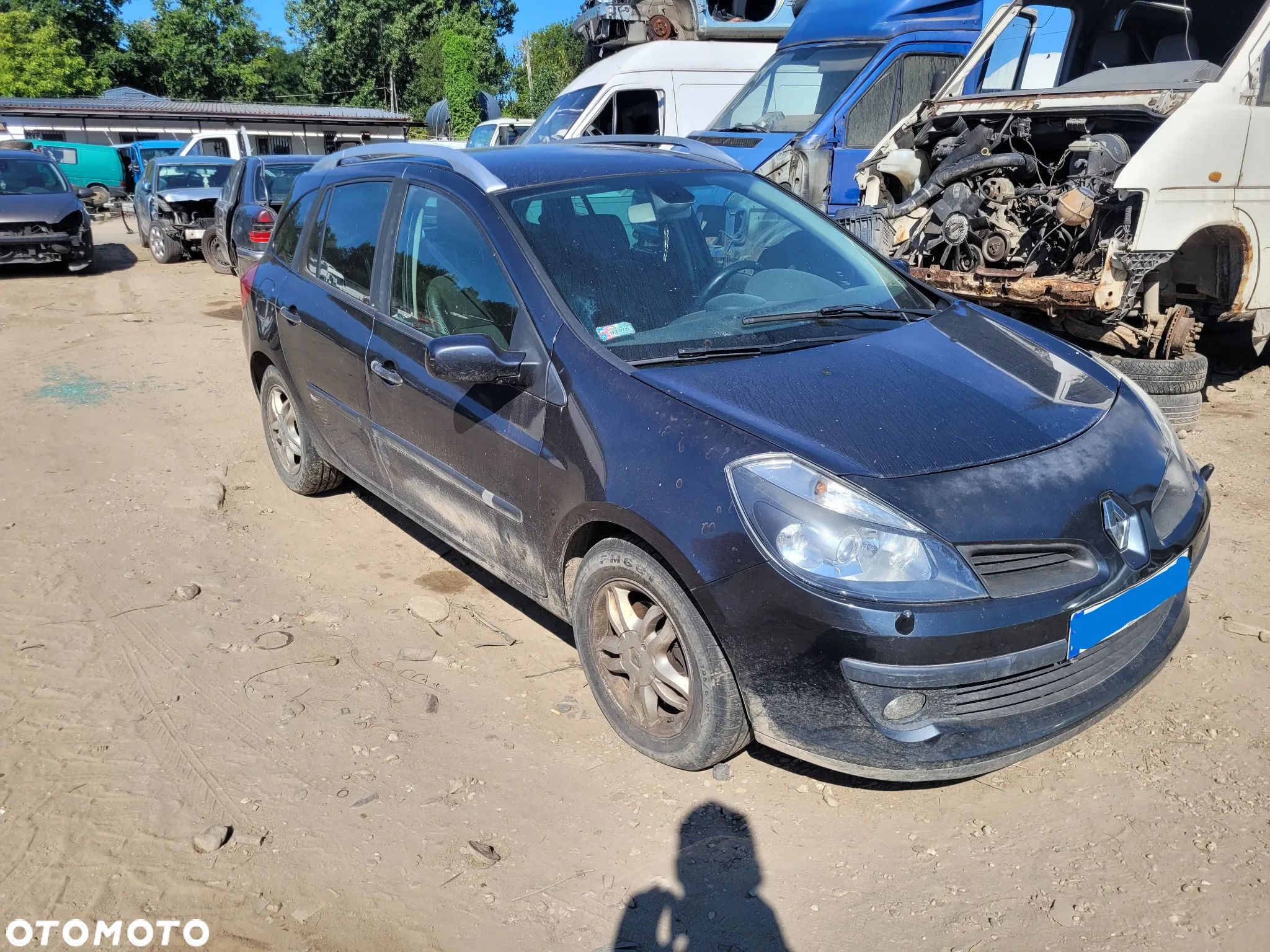 RENAULT CLIO III KOMBI fotel fotele kanapa deska kokpit podsufitka boczek boczki klamka podłokietnik licznik - 1