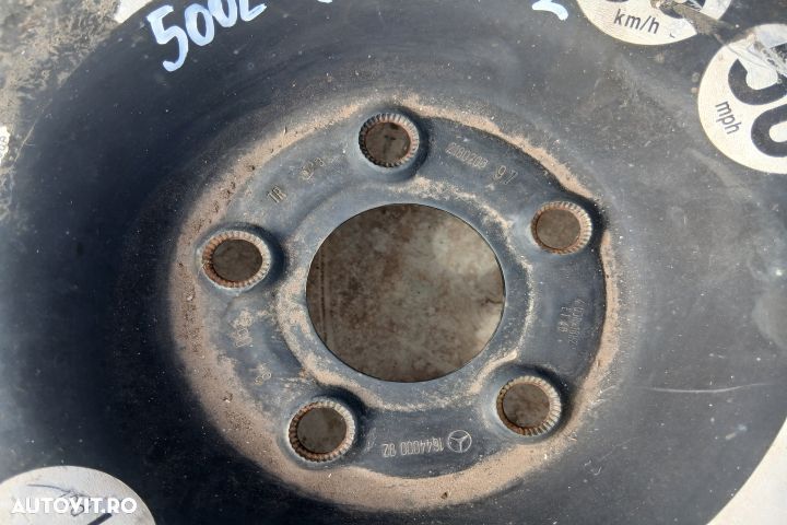 Roata de rezerva slim R18 164400002 155/90 R18 1.0JRX18H2 ET40 164400 - 4