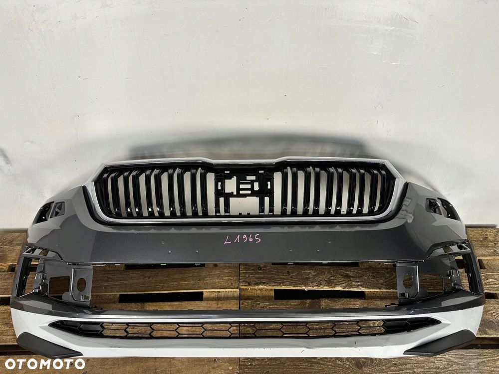 zderzak przód przedni skoda kodiaq 565 lift fl 2021- 565807221h + grill cał - 1