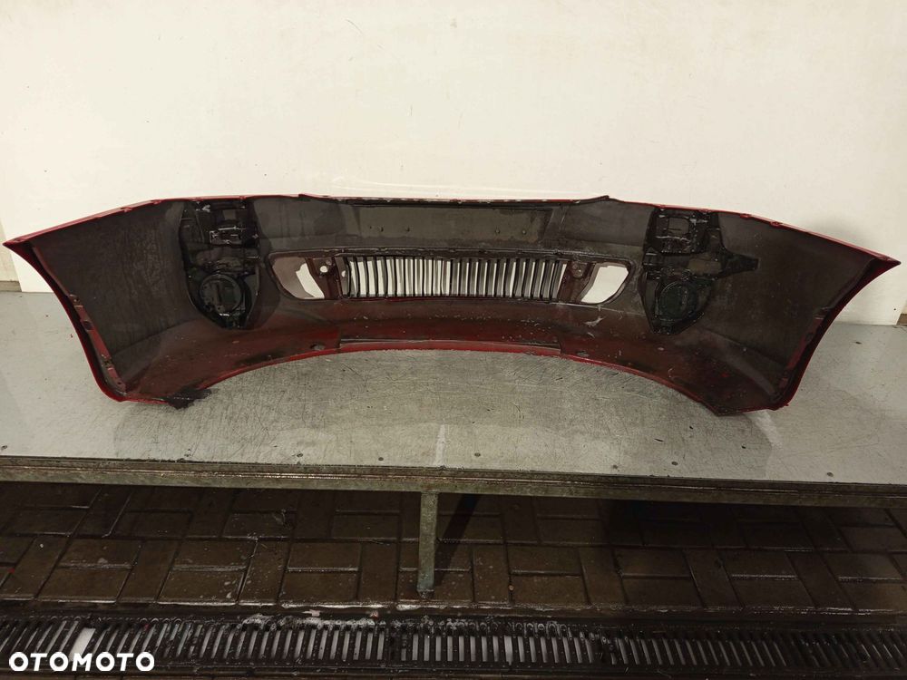 ^ ZDERZAK PRZÓD PRZEDNI DO SKODA OCTAVIA II 2 VRS RS + 8180 CZERWONY HALOGENY - 5