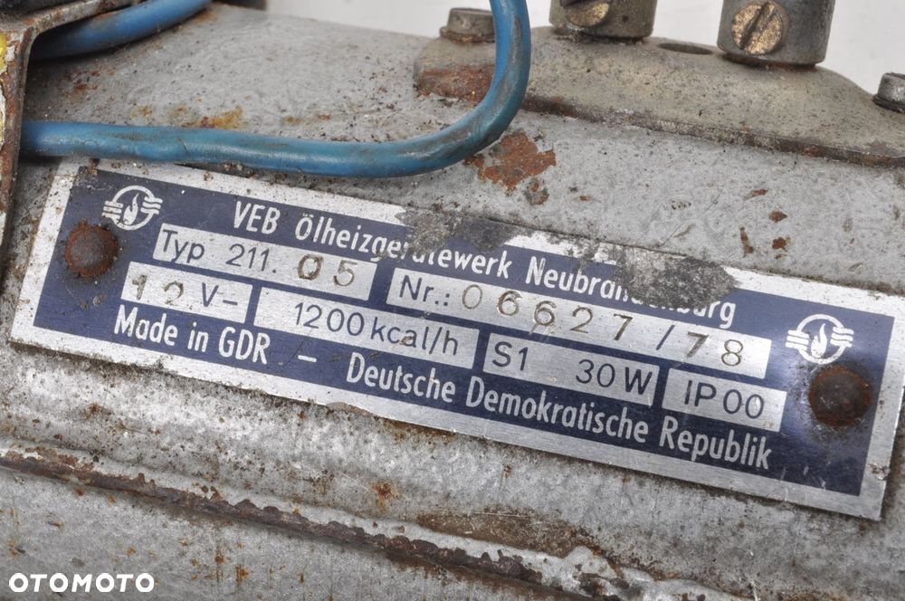 TRABAN 601 0.6 WEBASTO PODGRZEWACZ - 2