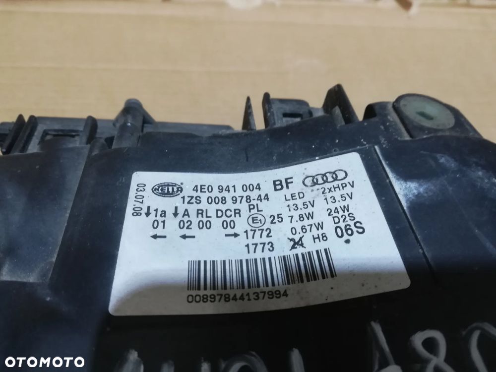 LAMPA LAMPY BI-XENON AUDI A8 D3 KOMPLETNE ZESTAW - 3