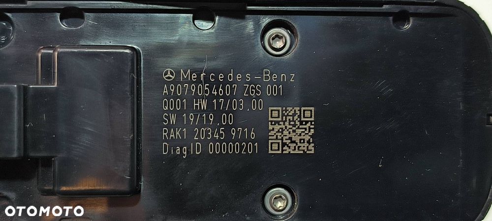 PANEL STEROWANIA SZYB MERCDES-BENZ SPRINTER 907 A9079054607 - 3