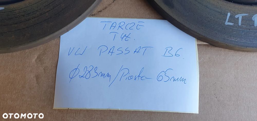 Tarcze hamulcowe tył tylne klocki VW Passat B6 - 9