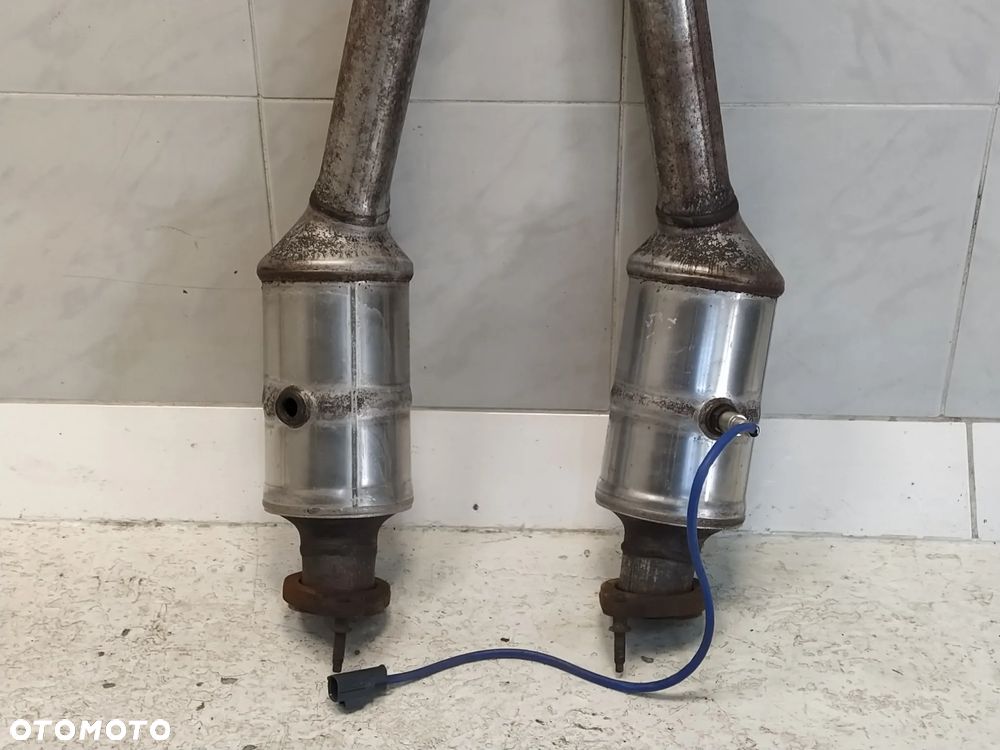 JAGUAR XJR XJ-R X351 5.0 SC KATALIZATOR RURA FILTR  SONDA LEWA PRAWA KOMPLET ORYGINAŁ - 3