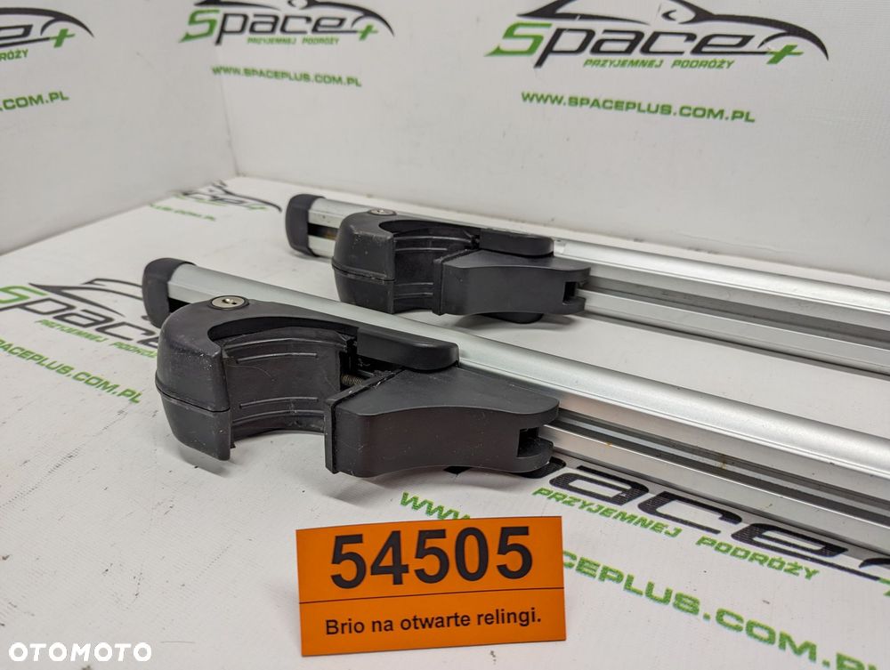 Bagażnik dachowy bazowy belki poprzeczki Brio na otwarte relingi. - 5