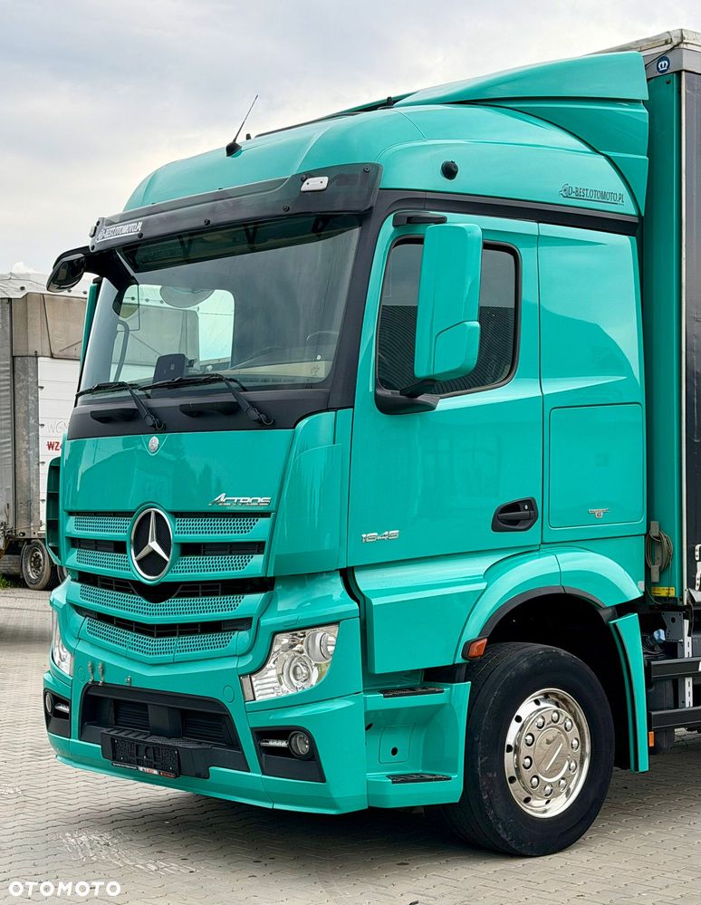 Mercedes-Benz ACTROS 1845 / FIRANKA / 18 EUROPALET / ALUSY / 8 000 KG ŁADOWNOŚCI / 2018 ROK / SPROWADZONY / AUTOMAT / SYPIALKA / EURO 6 - 6
