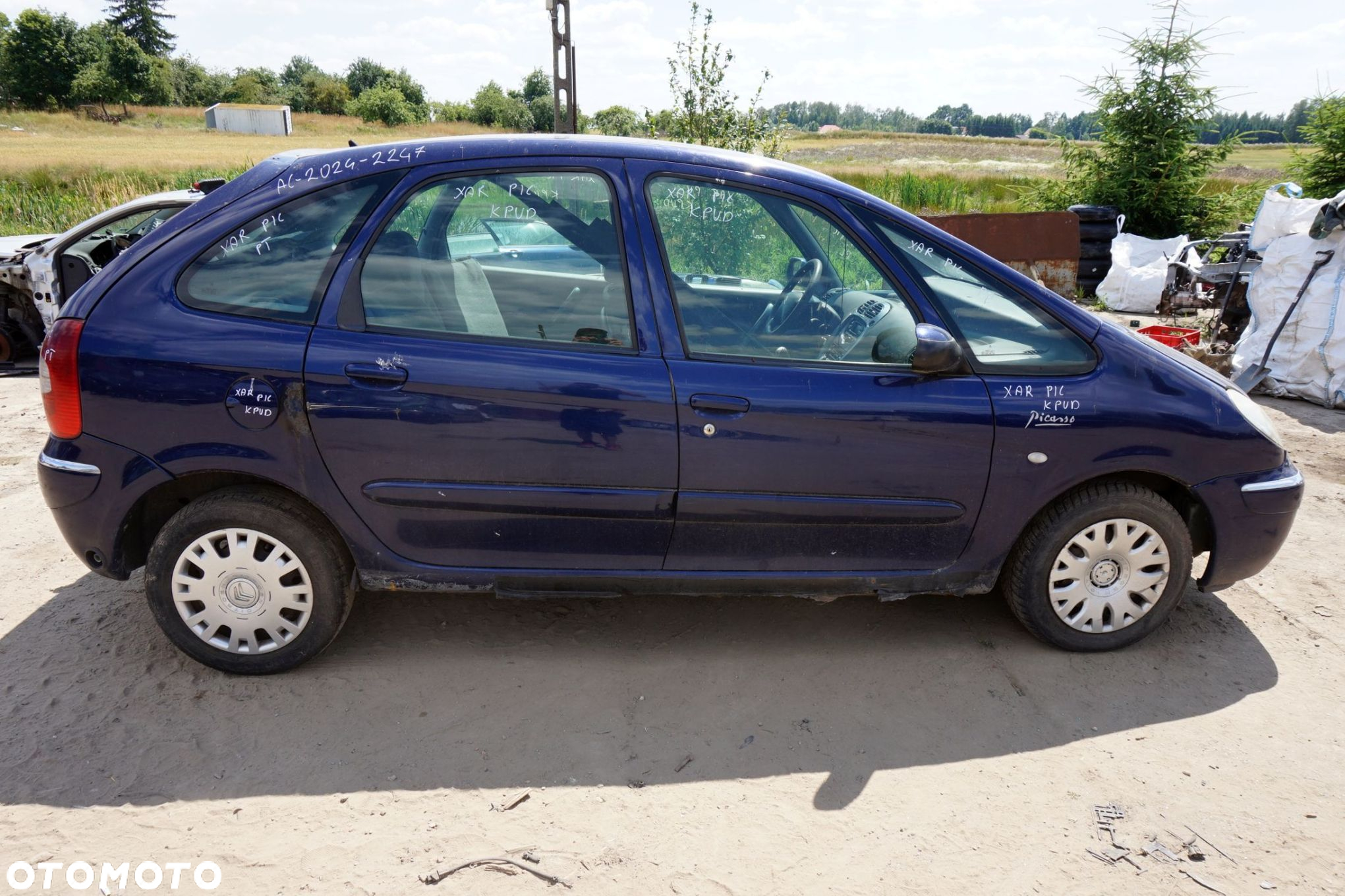 CITROEN XSARA PICASSO LIFT 2005 KPUD 1.8 16V EW7J4 115KM NIEBIESKI na części - 6