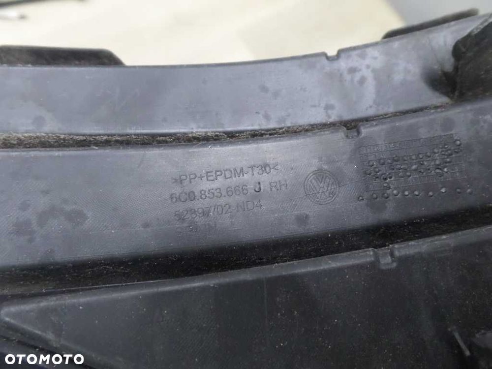 VW POLO 6C KRATKA ZDERZAKA PRAWA 6C0853666J - 7