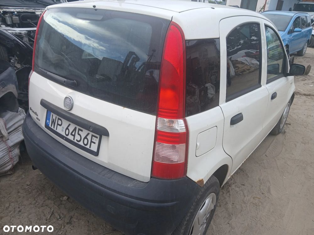 Fiat Panda VAN biały 249 249f biały maska pokrywa silnika klapa bagażnika zderzak lampa reflektor pas przedni stop lampy halogeny przeciwmgłowe odblaski grill atrapa znaczek błotnik - 3