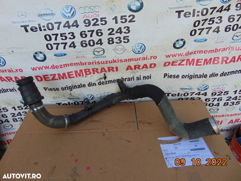 furtun aer intercooler Renault Megane 3 motor 1.6dci Scenic 3 conducta furtun intercooler dezmembre - 1