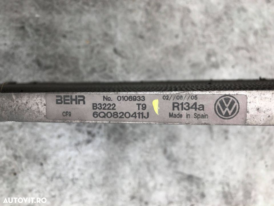radiator clima ac vw fox polo 9n skoda fabia 1 - 2