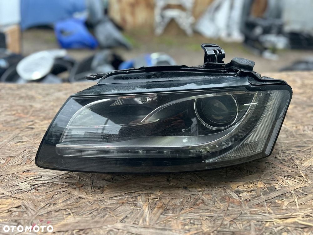 LAMPA LEWA AUDI A5 8T BI XENON NIESKRETNY PRZÓD PRZEDNIA DEMONTAŻ - 1