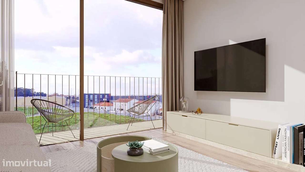 Apartamento T1 novo, jardins da seara 2º piso a poente - Grande imagem: 3/22