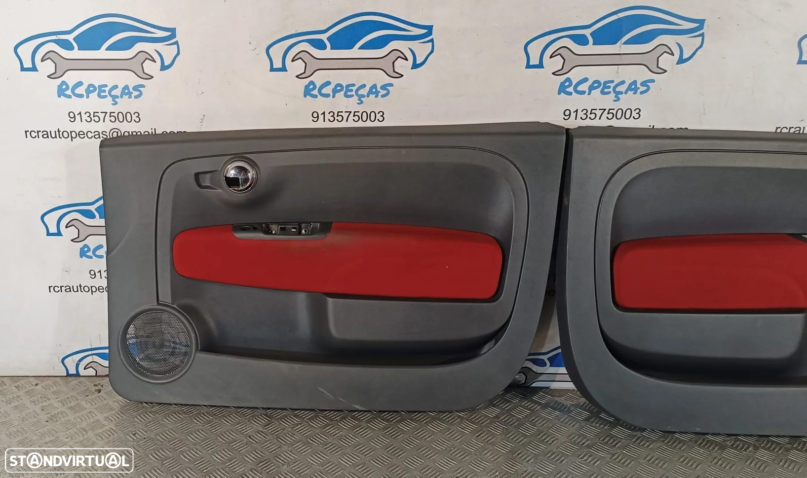 BANCOS FIAT 500 312 TECIDO QUARTELAS - 19