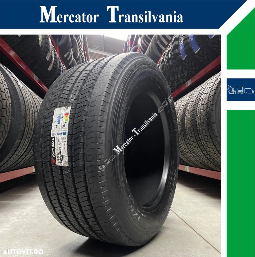 Anvelopa NOUA M+S* Regional 355/50R22.5 Yokohama 126S 156L C/C/73dB Directie - 1