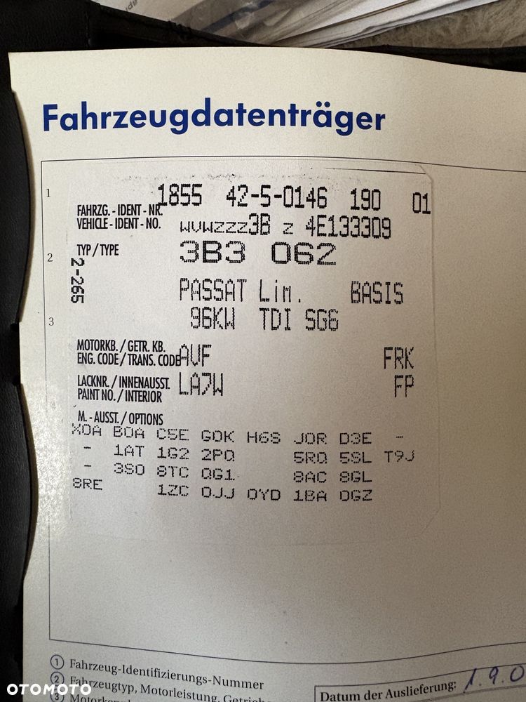 Volkswagen Passat 1.9 TDI Basis - 12