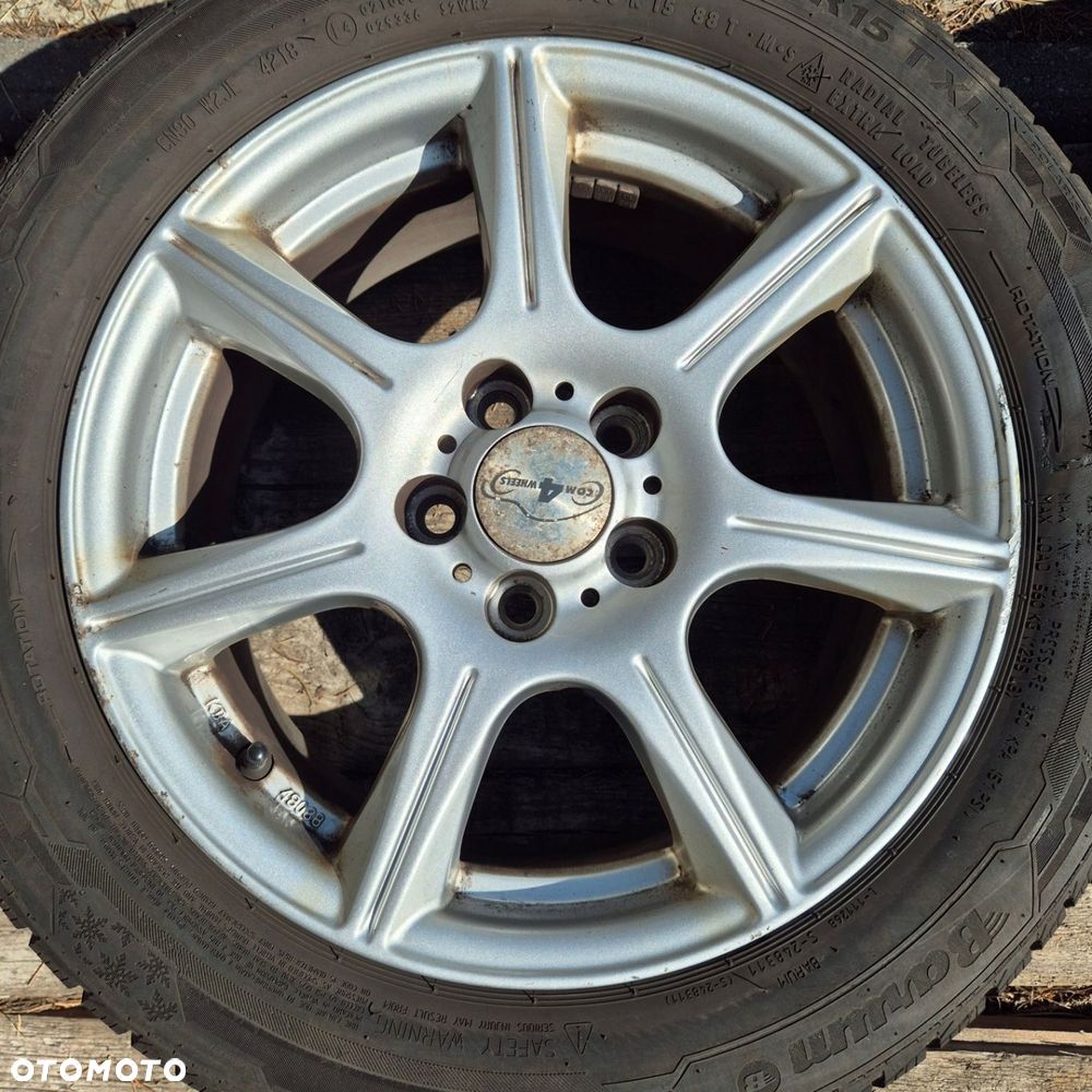 ZIMA KOŁA 185/60 R15 5x100 VW POLO SEAT IBIZA SKODA FABIA RAPID FOX A1 A2 - 3