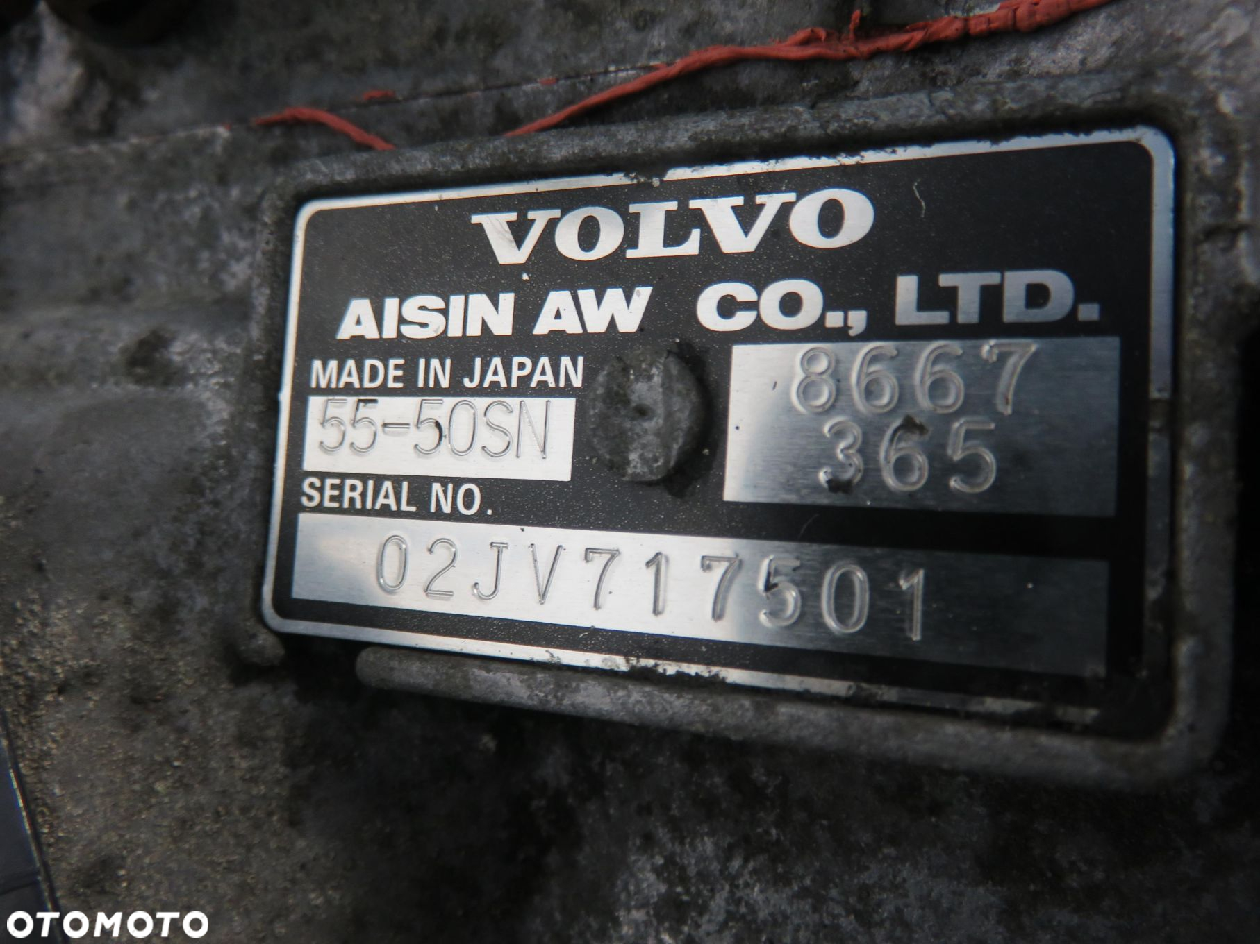 SKRZYNIA BIEGÓW AUTOMATYCZNA VOLVO S80 2.4 8667365 5550SN - 5