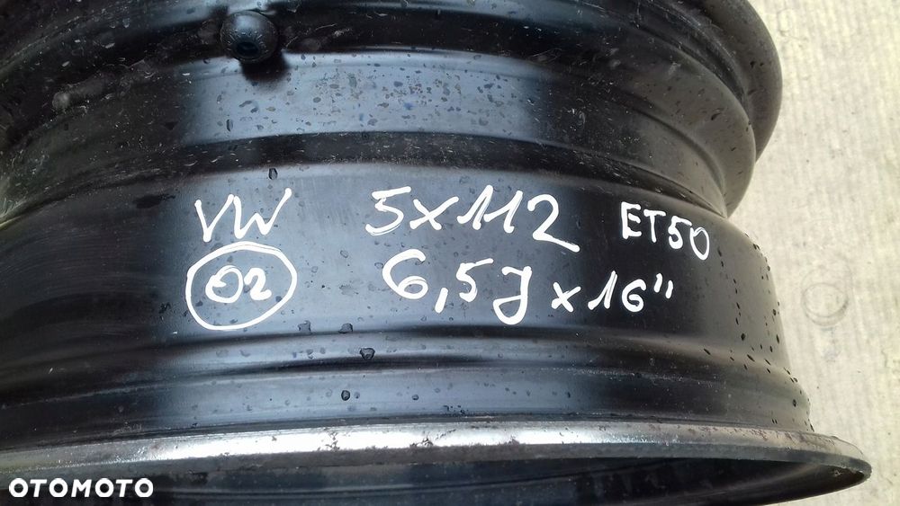 FELGA STALOWA VW SKODA AUDI SEAT 5x112 6,5Jx16 ET50 - 5