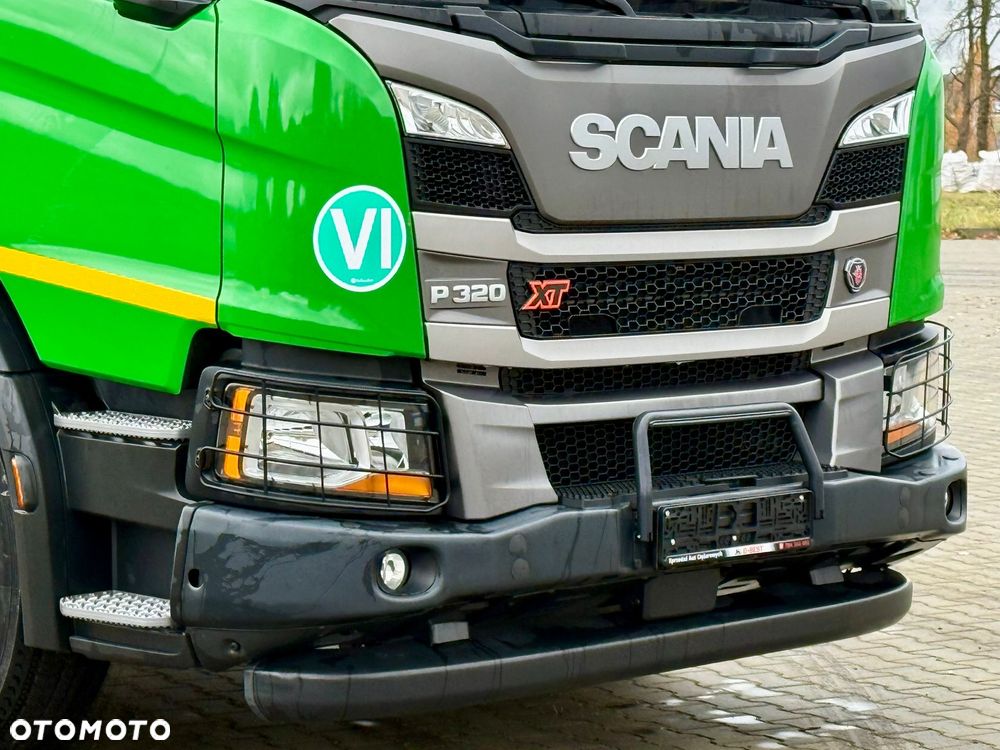 Scania P320 / PLATFORMA / NOWY / 5 TYŚ KM / SYPIALKA / 2023 ROK / CAŁA NA PODUSZKACH / 7.7 M DŁUGOŚCI / LAWETA / DO PRZEWOZU MASZYN ROLNICZYCH ITP - 20