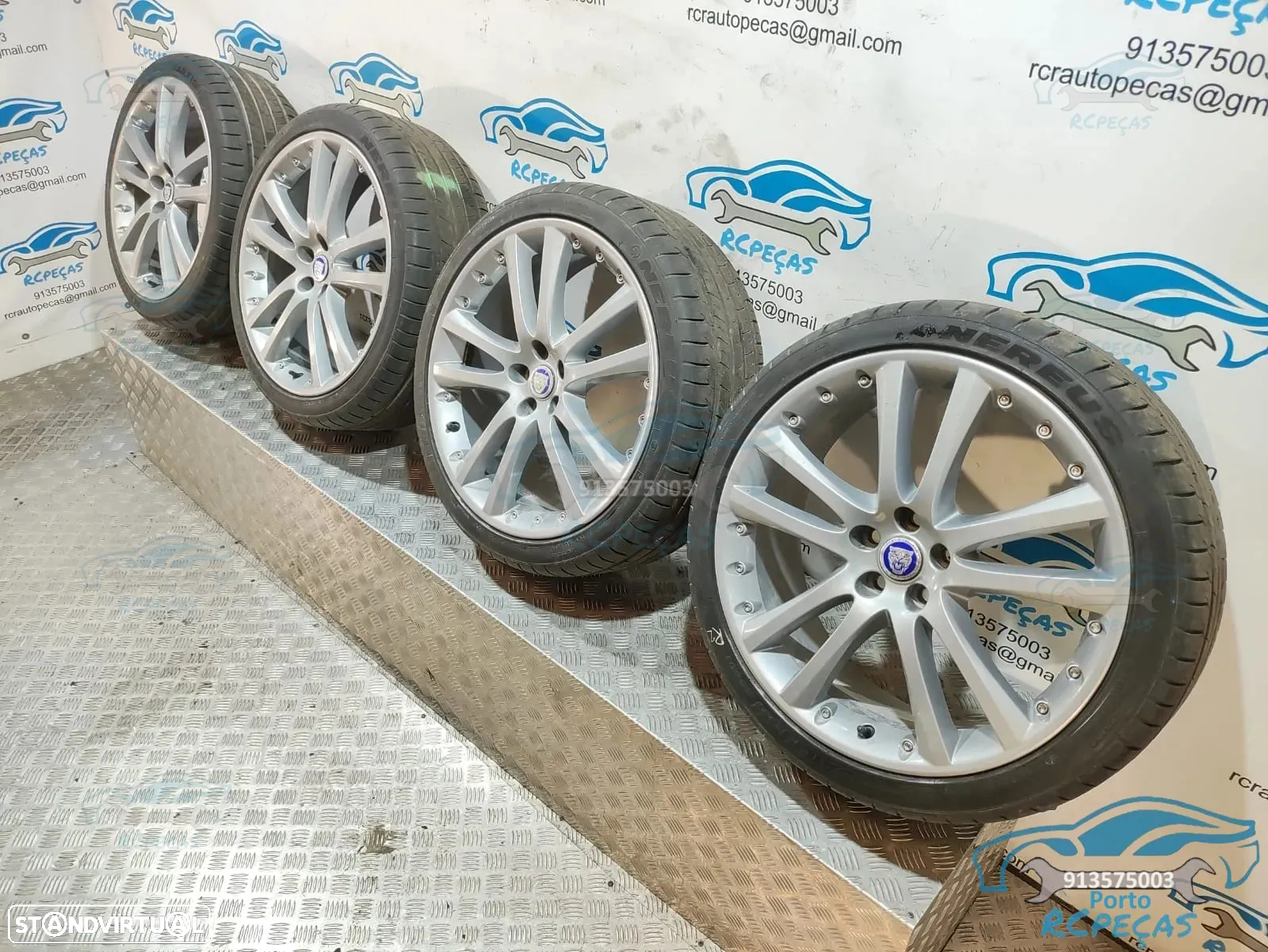 Jantes 20" Jaguar XF - X250 - ORIGINAIS - 8,5J | ET49 | 5x108 - 20 Polegadas | 6W83-1007-EC | 255/35/20 | 255-35-20 - 9