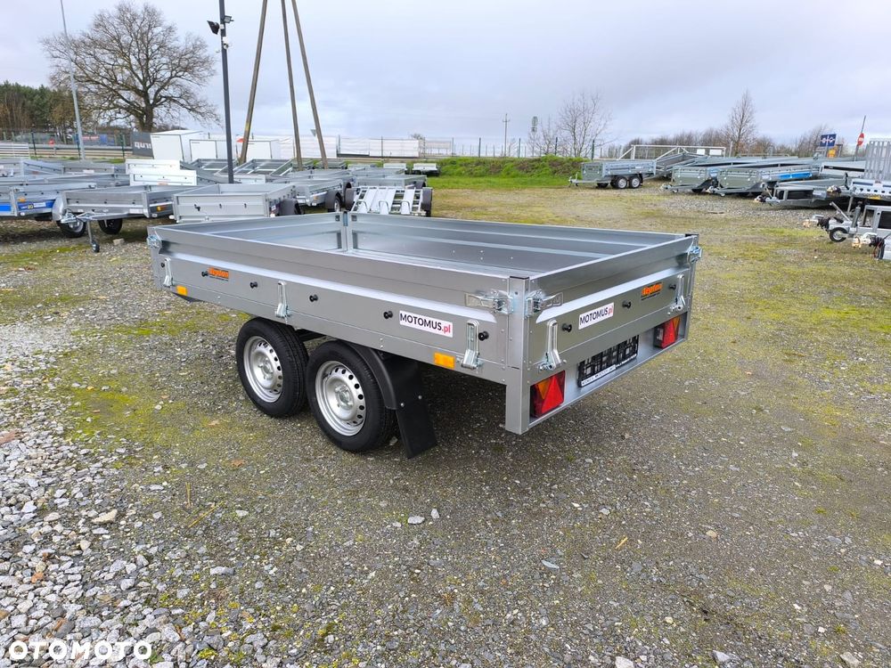 Neptun Przyczepa Neptun N7-263 2 KPS BASELINE 263x145x30 2 osie 750 kg koła pod spodem platforma - 9